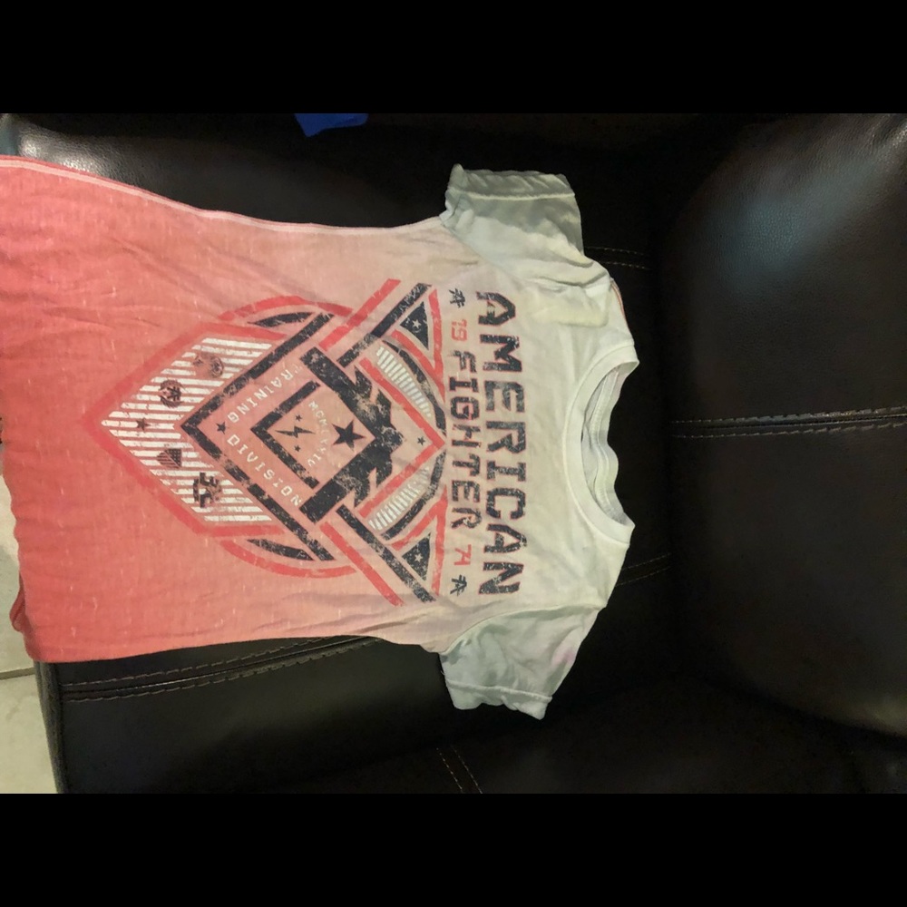 2 American Fighter shirts